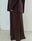 Mode.st Cotton Skirt - Mahogany