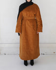 Corduroy Dress - Camel