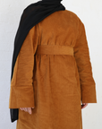 Corduroy Dress - Camel