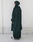 French Jilbab Set - Emerald