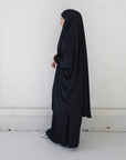 French Jilbab Set - Navy