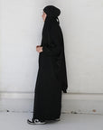 French Jilbab Set - Black