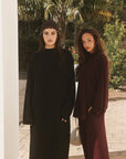 Oversized Jersey Dress - Black