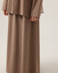 Mode.st Cotton Skirt - Taupe