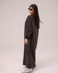 MODE.ST SWEATER DRESS - Iron Grey