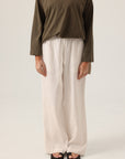 Mode.st Linen Pant - White