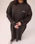 MODE.ST SWEATER DRESS - Iron Grey