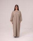 MODE.ST SWEATER DRESS - Oyster