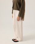 Mode.st Linen Pant - White