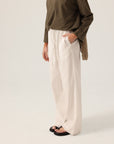 Mode.st Linen Pant - White