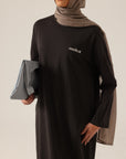 MODE.ST T-shirt Dress- Charcoal Grey