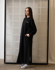 MODE.ST SWEATER DRESS - Black