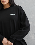 MODE.ST SWEATER DRESS - Black