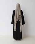 Amelia Linen Maxi Dress - Black