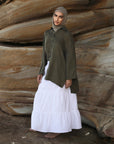 Alora Oversized Shirt - Sage