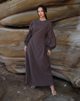 Amorina Cotton Dress - Tamarind