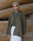 Alora Oversized Shirt - Sage