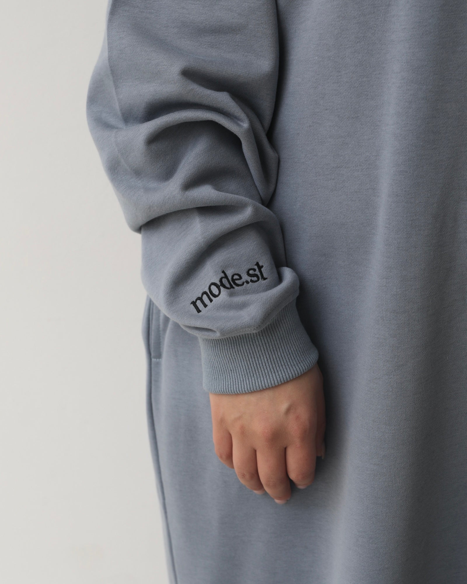 MODE.ST SWEATER DRESS - Dusty Blue MODEST THE LABEL MODE.ST SWEATER DRESS - Dusty Blue MODEST THE LABEL