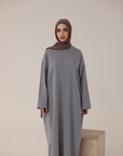 MODE.ST T-shirt Dress - BLUE GREY