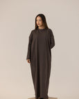 MODE.ST T-shirt Dress - DARK TAUPE