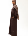 MODE.ST SWEATER DRESS - Mahogany