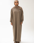 MODE.ST SWEATER DRESS - Olive