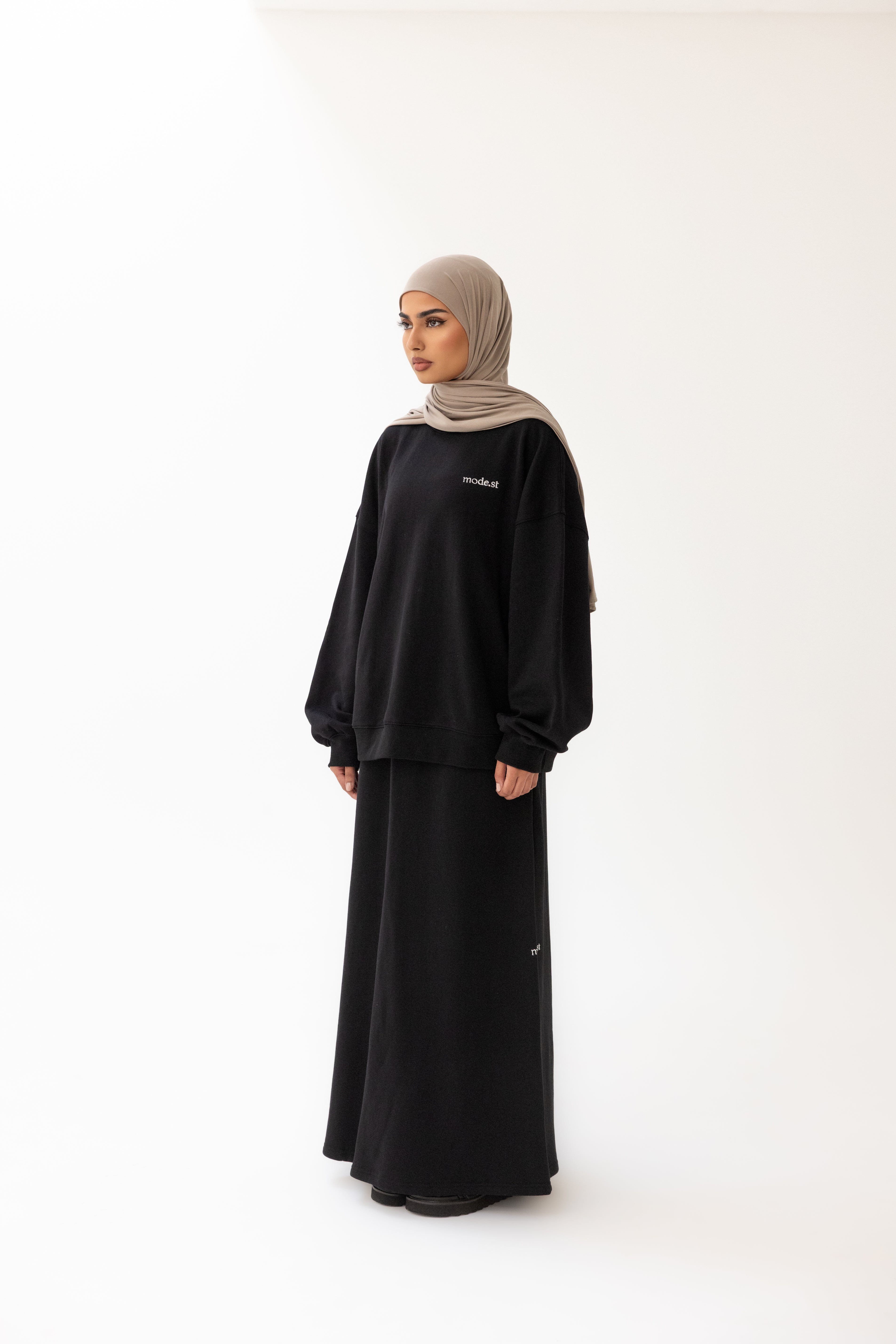 Mode.st Fleece Skirt - Black