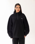 Mode.st 1/4 Zip Jumper - Black