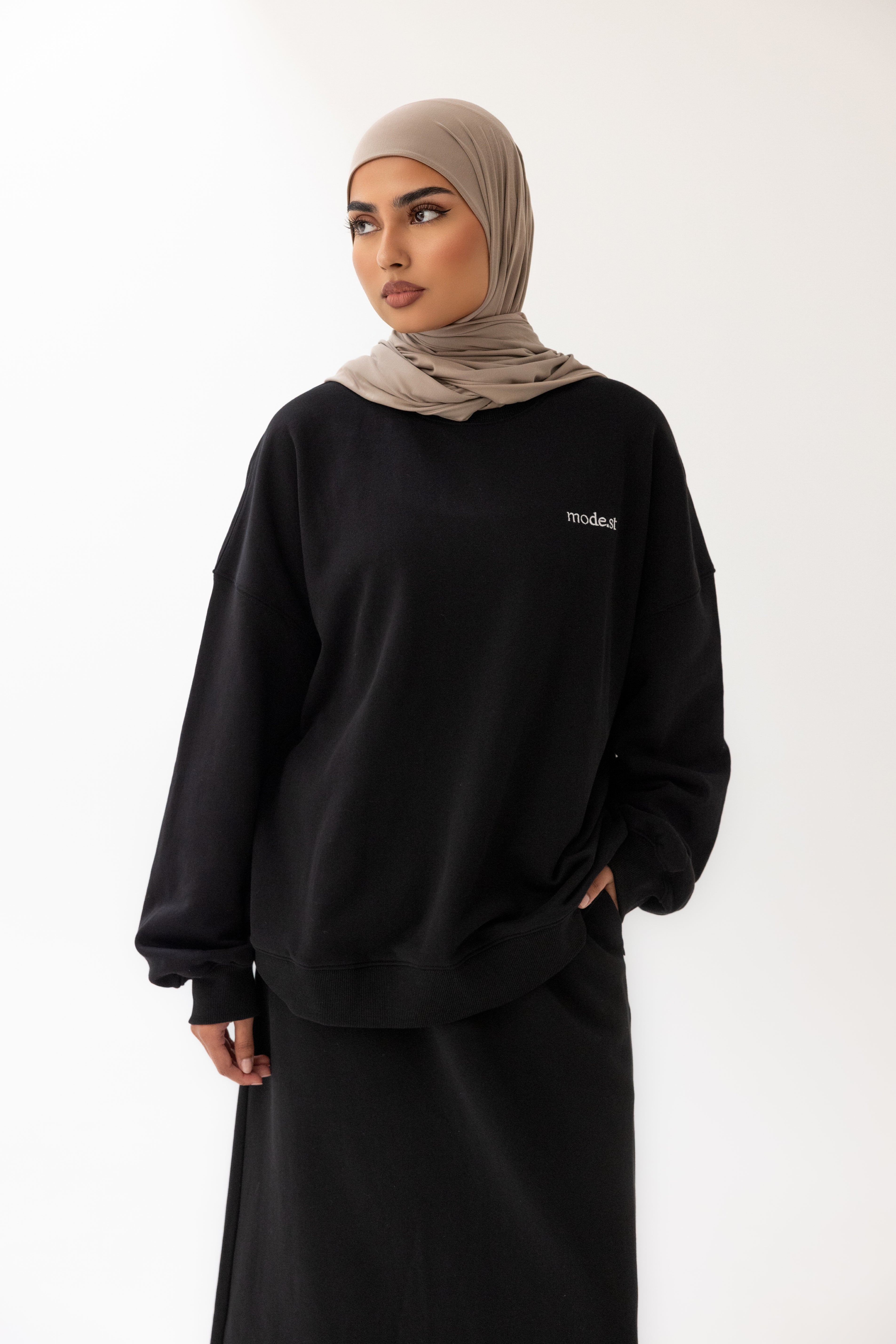 Mode.st Crewneck Jumper - Black