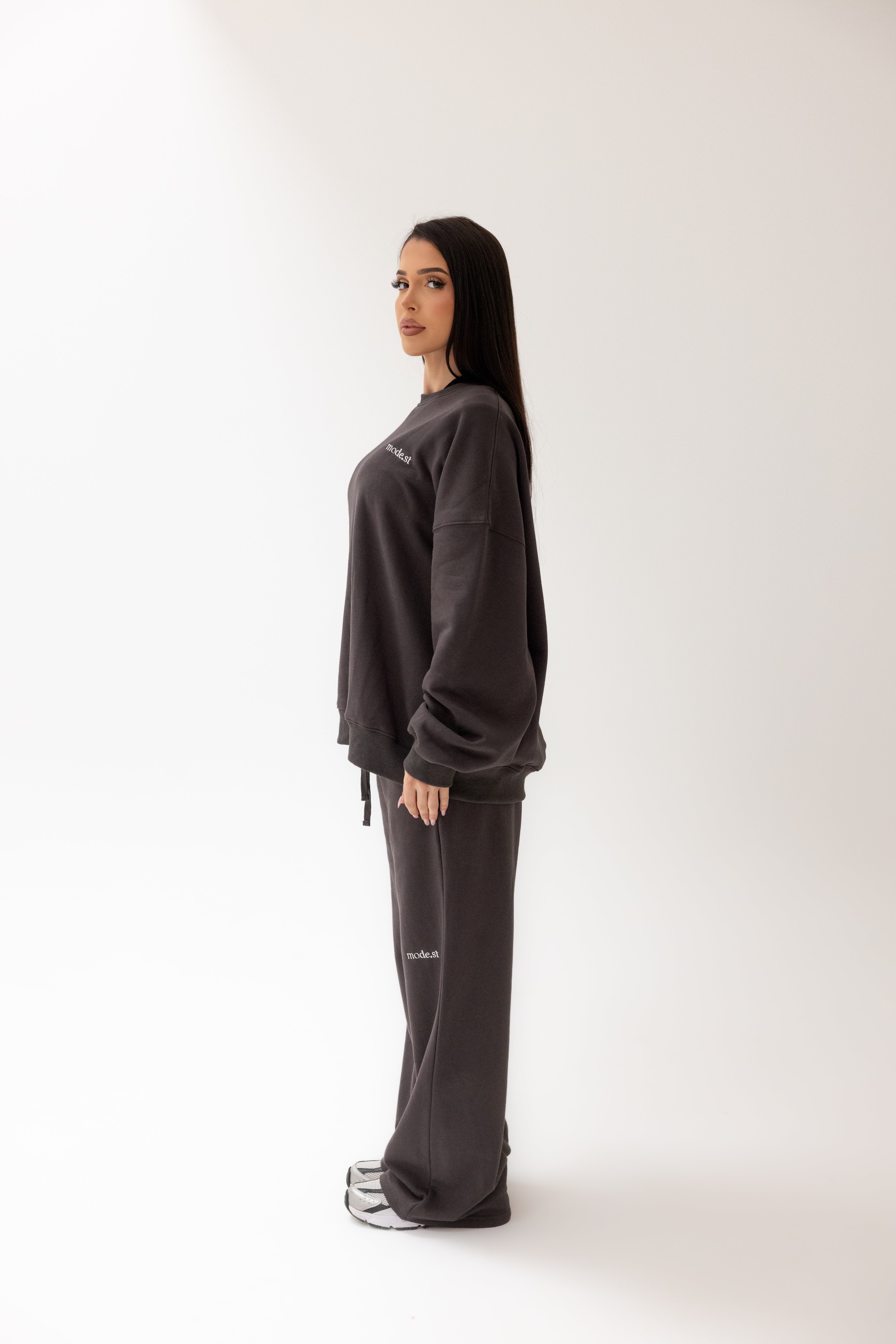 Mode.st Crewneck Jumper - Grey