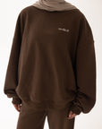 Mode.st Crewneck Jumper - Brown
