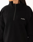 Mode.st 1/4 Zip Jumper - Black