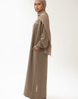 MODE.ST SWEATER DRESS - Olive