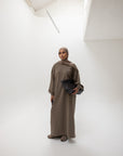 MODE.ST SWEATER DRESS - Olive
