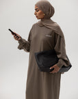 MODE.ST SWEATER DRESS - Olive
